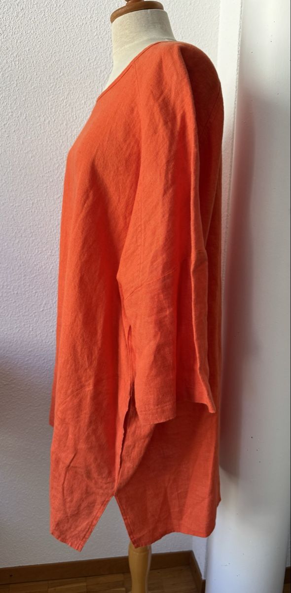 Luukaa Tuniken: LUUKAA Rust Orange Tunique 100% Lin Taille 40/42, SS2026 – Neu und originalverpackt aus Morges von sandy069 1