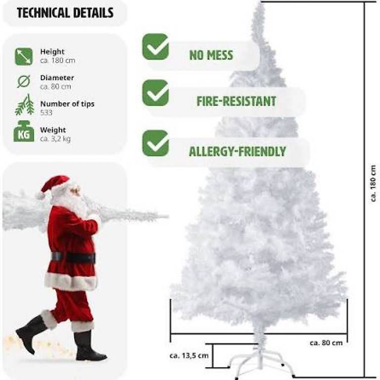 Tutte le decorazioni: Weisser Tannenbaum – Usato da Luzern venduto da VStore 1