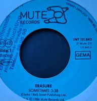 Vinyl-Single Erasure - Sometimes