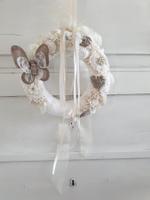 Geschenk Kranz Shabby Chic Dekokranz Muttertag Türkranz