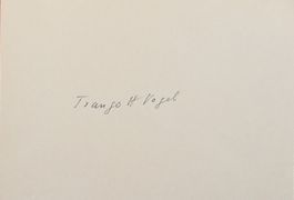 Traugott Vogel 1894-1975 Schriftsteller Autogram Karte 10x15