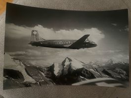 Swissair HB-ILD Original Foto 1947 Militärdienst 10.5x15cm