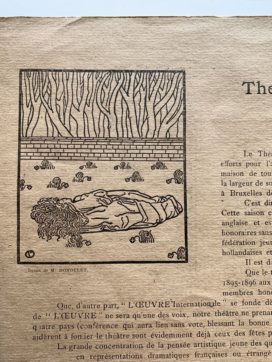 Livres: Programm des Oeuvre-Theaters 1895 – D'occasion à Steinmaur par Flashy01 3
