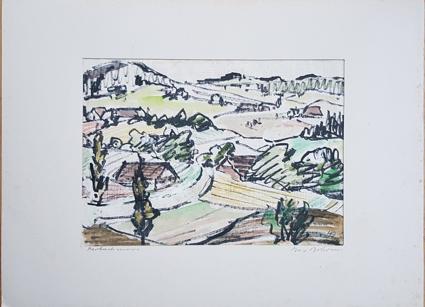 Dipinti: " Marbachmoos "     Schweizer Kunst     Swiss Art – Usato da Horw venduto da Kunstreich7 2