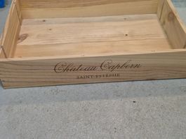 Weinkiste 6er leer 50x32.5x10 cm