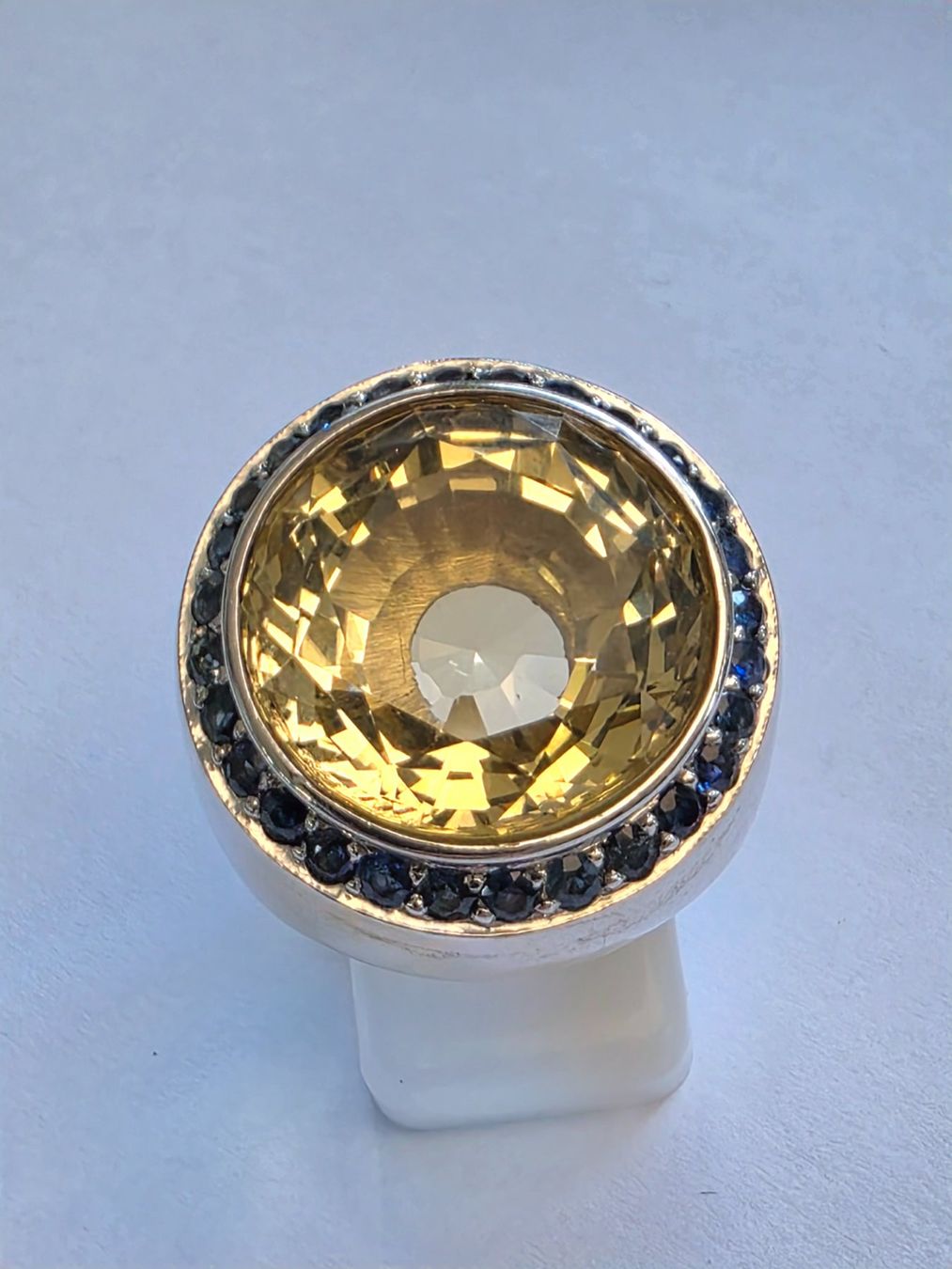 Bagues: Massiver Citrin Fingerring – Neuf (Voir description) à Zürich par benedikt12 2