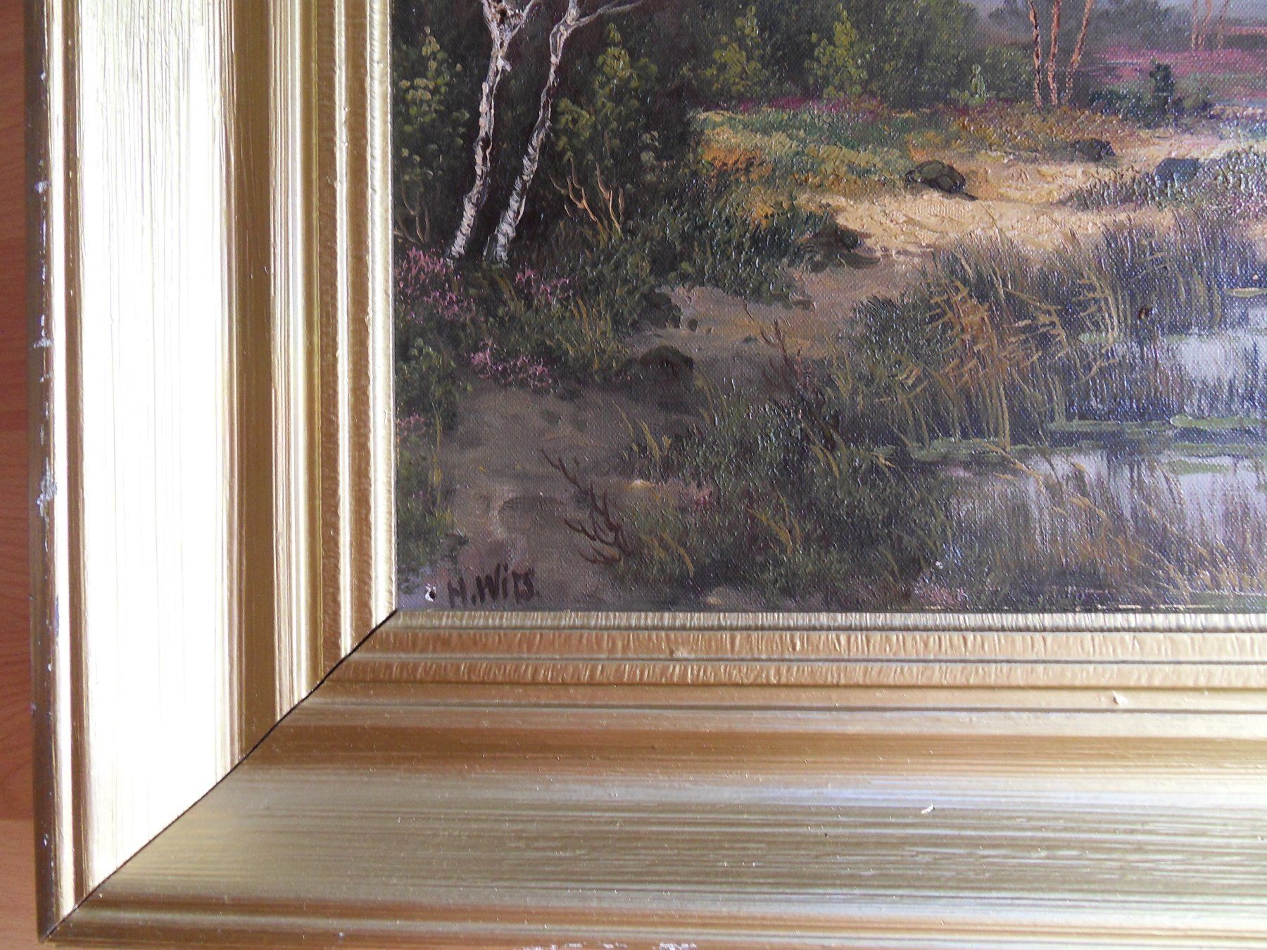 Gemälde: Oelbild Landschaft – Gebraucht aus Schongau von Eva-Katharina 3