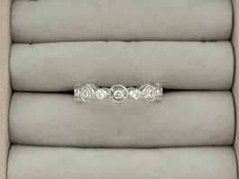Thomas Sabo Ring Kreise mit weissen Steinen Silber