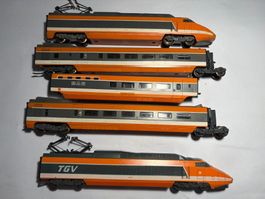 Lima TGV Orange Komposition 5 teilig, DC Analog