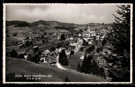 Schwellbrunn /App., Ortsansicht aus der 
