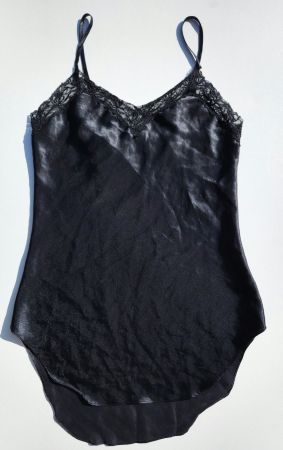 Victoria's secret nuisette noir satin avec dentelle taille S