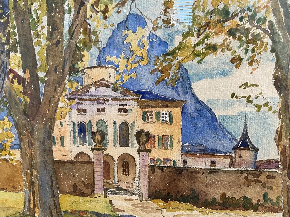 Tableaux: Aquarell von Adolf Tièche – D'occasion à Zürich par pat_vb56 2