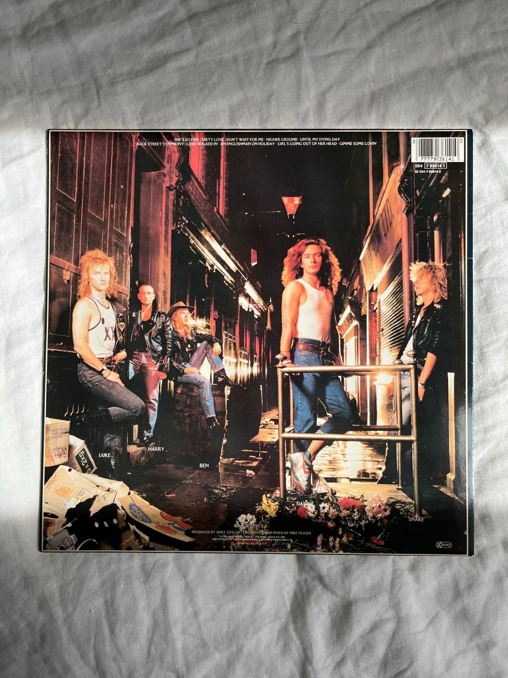 Vinyles: Thunder – Back Street Symphony vinyl LP, 1990 pressing – D'occasion à Effretikon par ChrisLamberger 1
