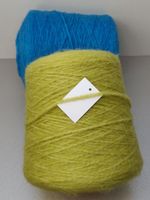 Merino flauschig leicht von BeMiVa, Velus 545g Chartreuse