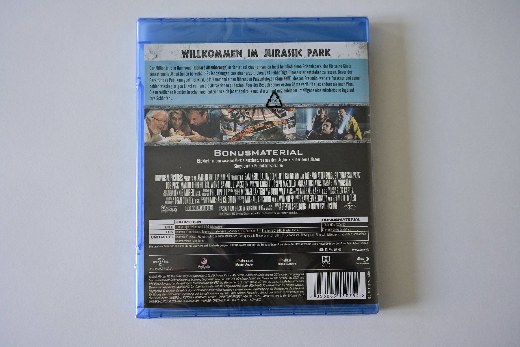 Tutti i DVDs: Jurassic Park |  Blu-Ray | Fabrikneu – Nuovo e nell'imballaggio originale da Scherz venduto da Neogeo5000 1