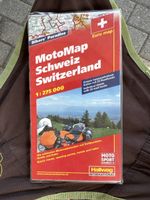 Motorradkarte MotoMap Schweiz Hallwag Massstab 1:275000