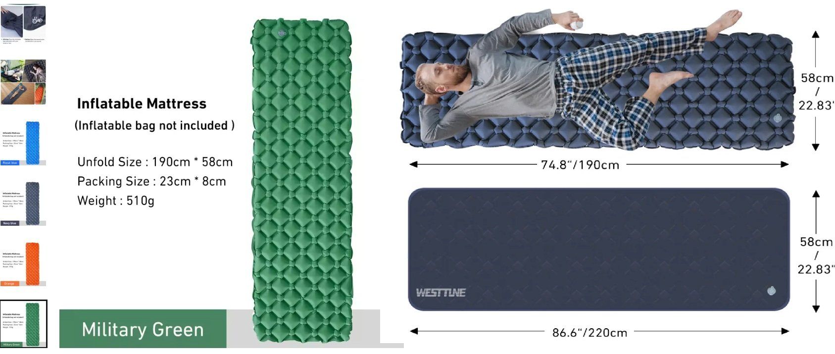 Tappetini fitness: Isoliermatte zum Campen NEU – Nuovo e nell'imballaggio originale da Affoltern am Albis venduto da Slyfly 1