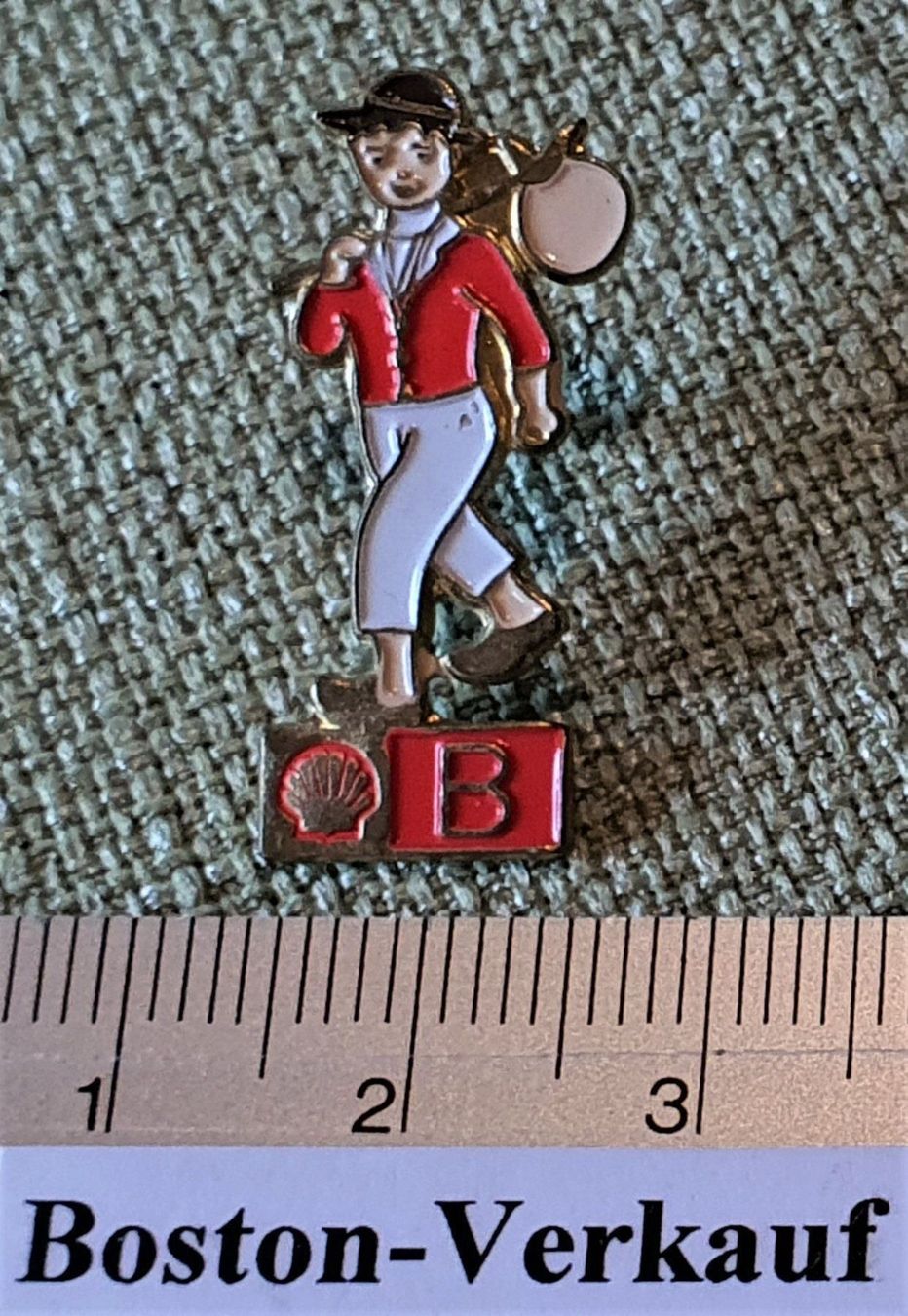 Spille & Fermagli: D281 - Pin SHELL B Belgien / 1 – Usato da Reinach BL venduto da Boston-Verkauf 2