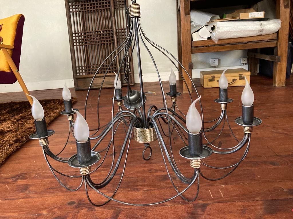 Lampadari & plafoniere: Lampada da soffitto in ferro anticato – Usato da Lugano venduto da Emi.2798 1
