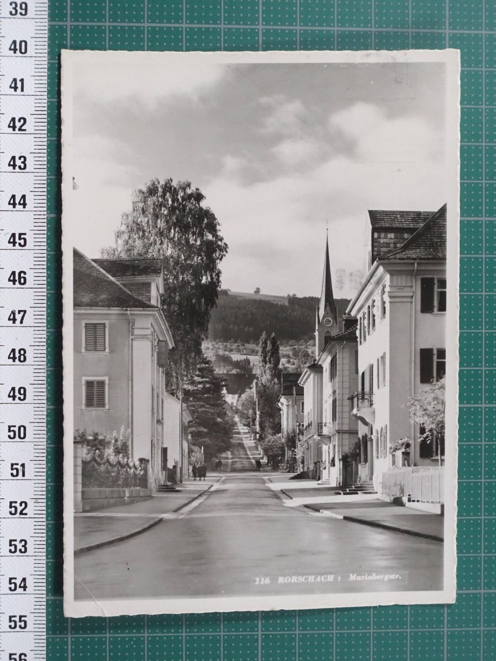 Cartoline postali: Rorschach, 1953 – Usato da Lenzburg venduto da fh1