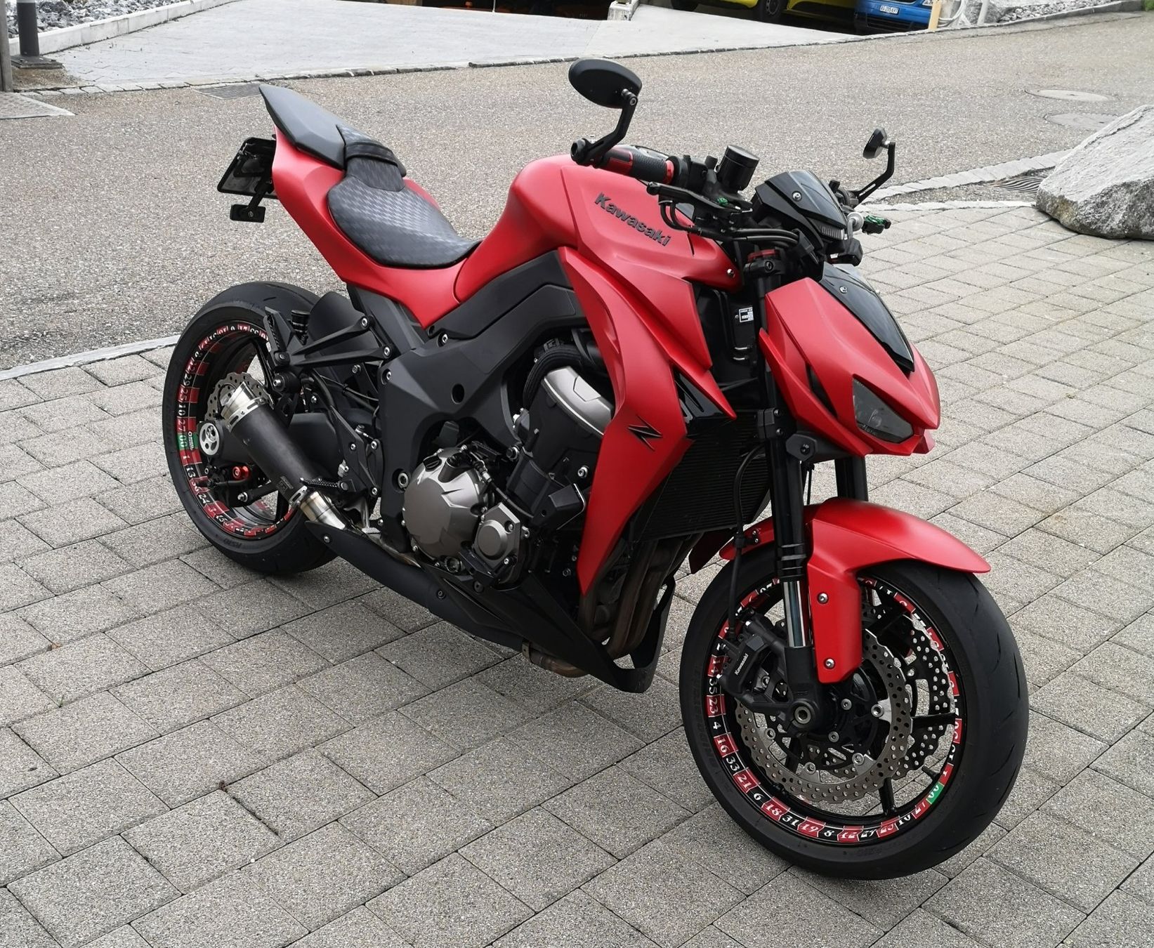 Kawasaki Route: Kawasaki Z1000 – D'occasion à Attelwil par Roelli2000