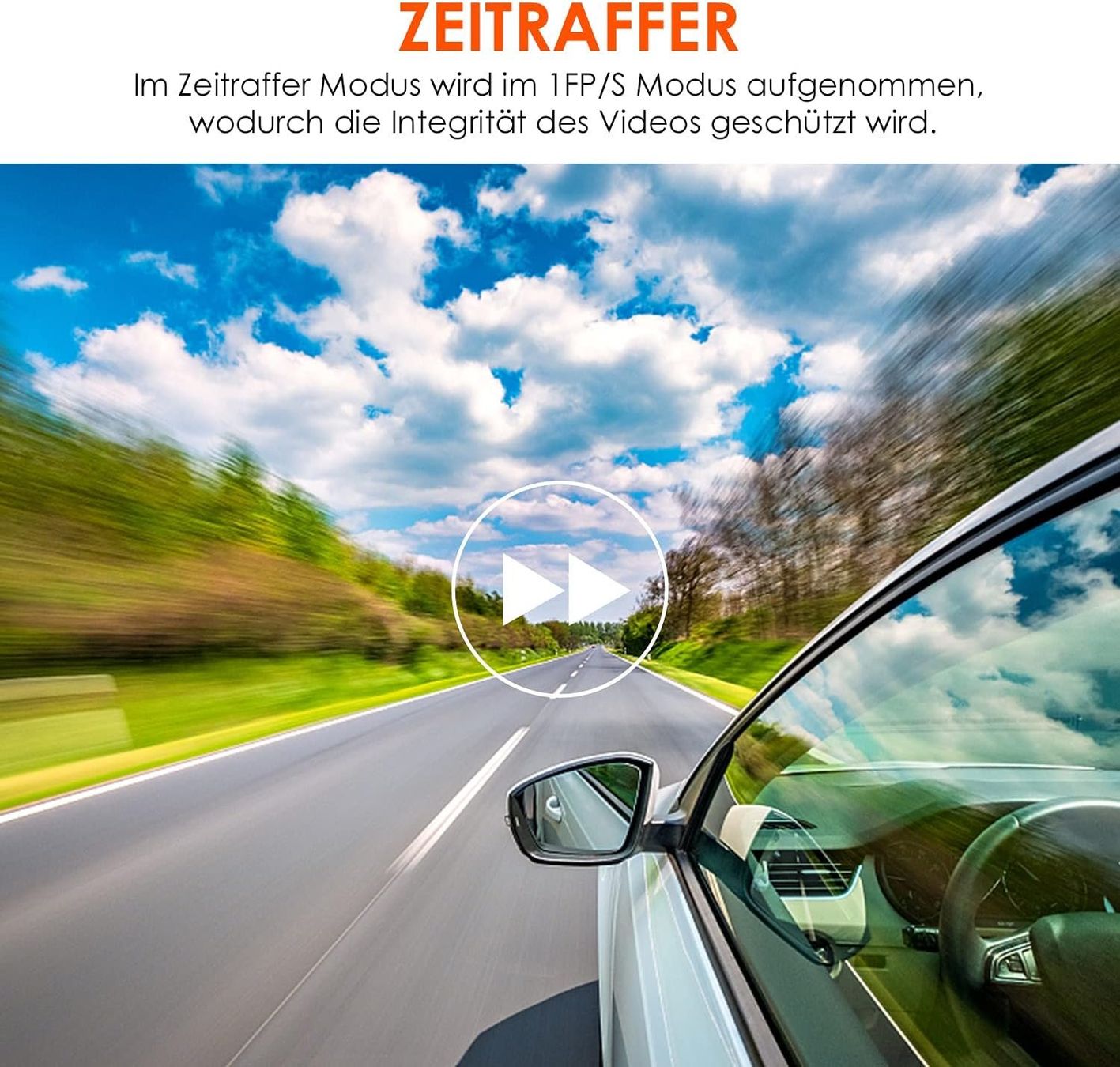 Action Cam: 4K Dashcam Auto 2.5K+ 2.5K+ 1080P – Nuovo e nell'imballaggio originale da Nuglar venduto da SaleRitter 7