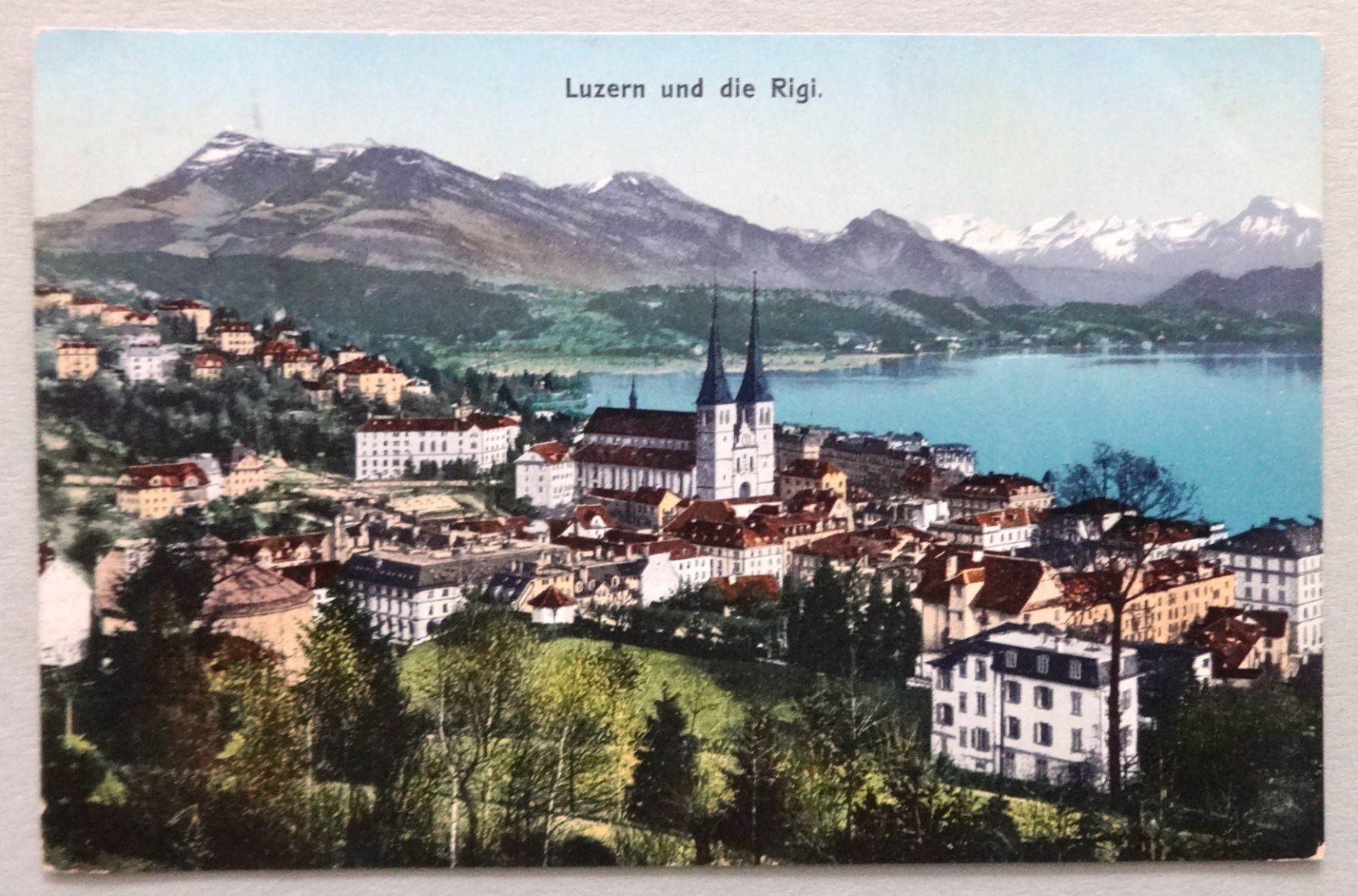 Ansichtskarten: Luzern und die Rigi – Gebraucht aus Fétigny von Billy2miny