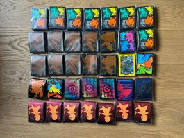 Pokemon Sleeve Sammlung 35 Stück neu Charizard, Eevee, skies