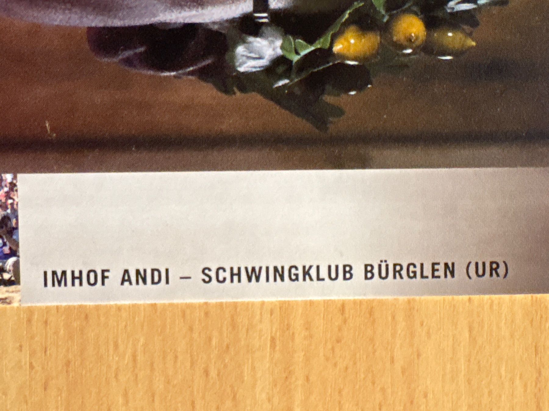Autografi: Autogrammkarte von Schwinger Imhof Andi – Usato da Ibach venduto da lisch3 2