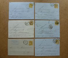 Frankreich ++ 6 alte Briefe ab 1881/1882
