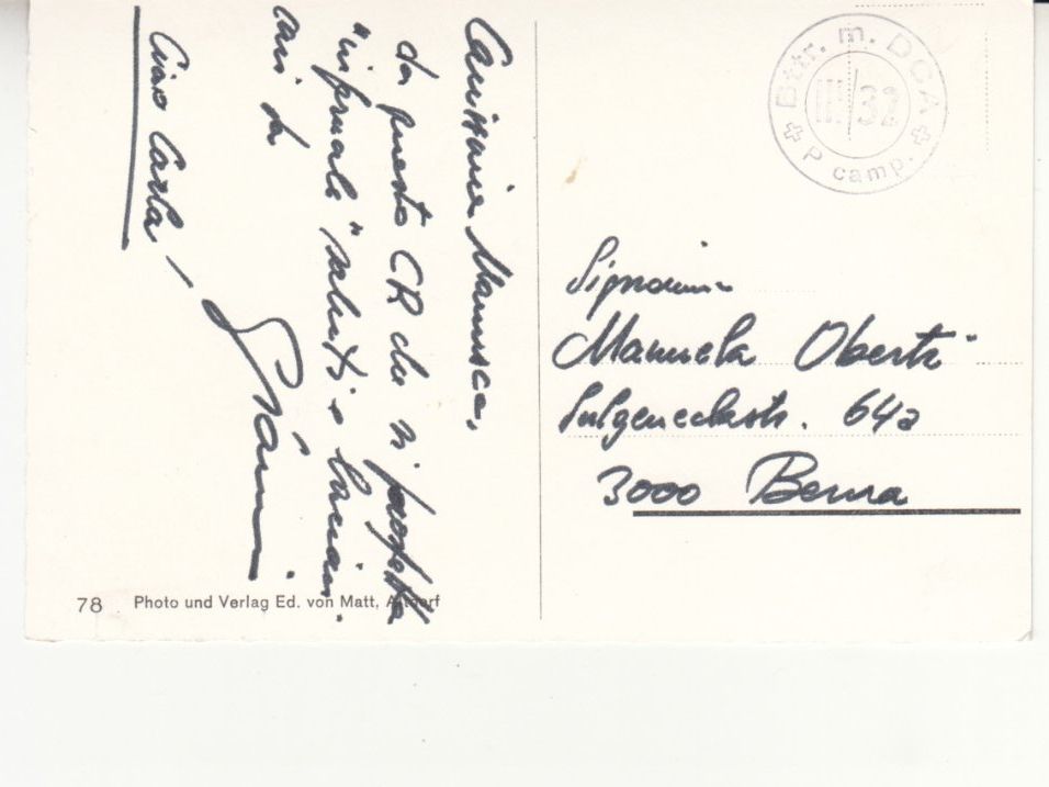 Cartoline postali: Seedorf ca. 1945 – Usato da Bürglen TG venduto da StampGraf 1