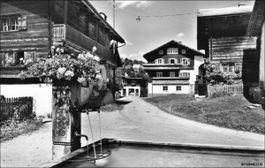 Serneus GR // 1965 Dorfpartie mit Ferienheim Seen