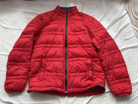 Herren Michael Kors Daunenjacke, Rot, Gr. M - Winter