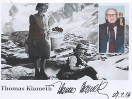 Autogrammfoto von Schauspieler Thomas Klameth CH