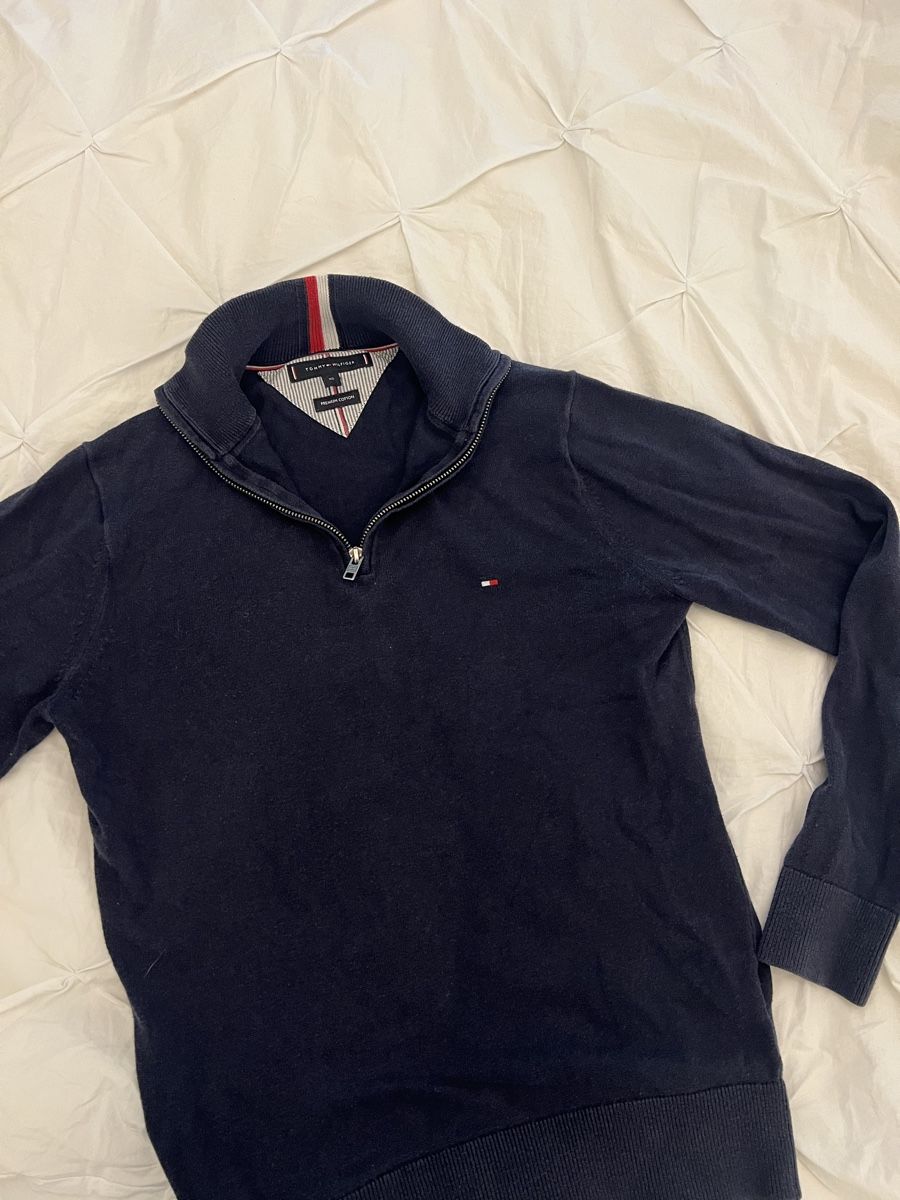 Tommy Hilfiger Maglioni & Felpe: TOMMY HILFIGER PREMIUM COTTON STRICKPULLI NAVY GR XS – Usato da Basel venduto da theo-g77 2