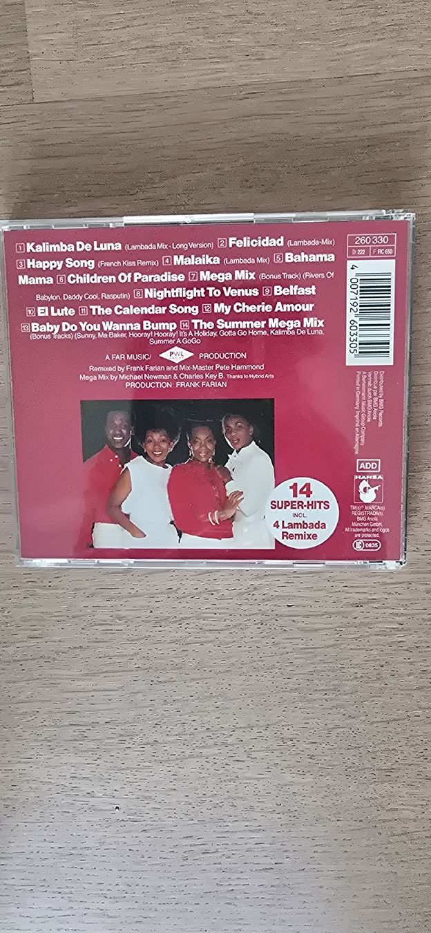 CDs: CD. Boney M.  Greatest Hits – D'occasion à Amlikon-Bissegg par Schnuefeli4 1