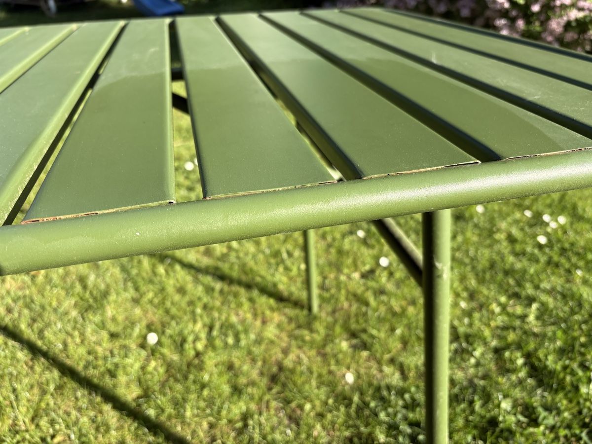 Tables: Olivegrüner Gartentisch – D'occasion à Grüt (Gossau ZH) par fab_xmy9 3