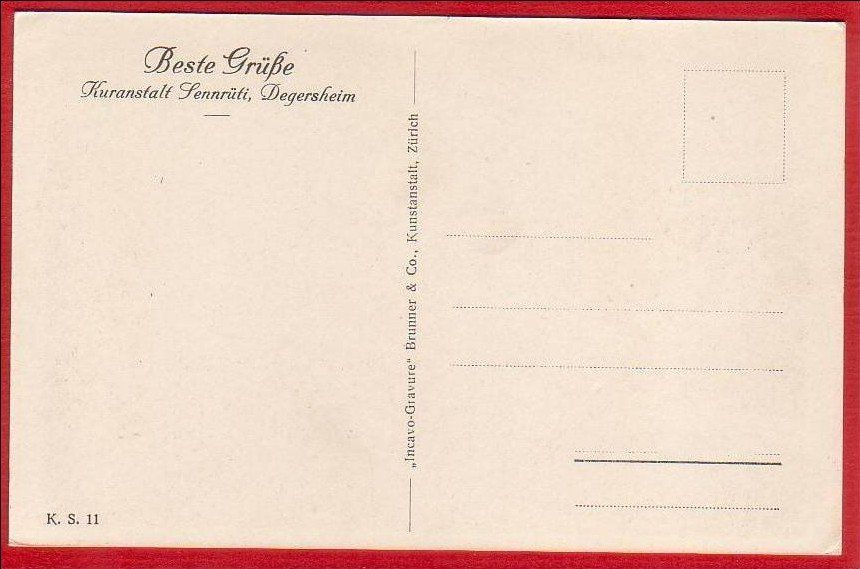Cartoline postali: DEGERSHEIM – Usato da Grüningen venduto da Kartenlaube 1