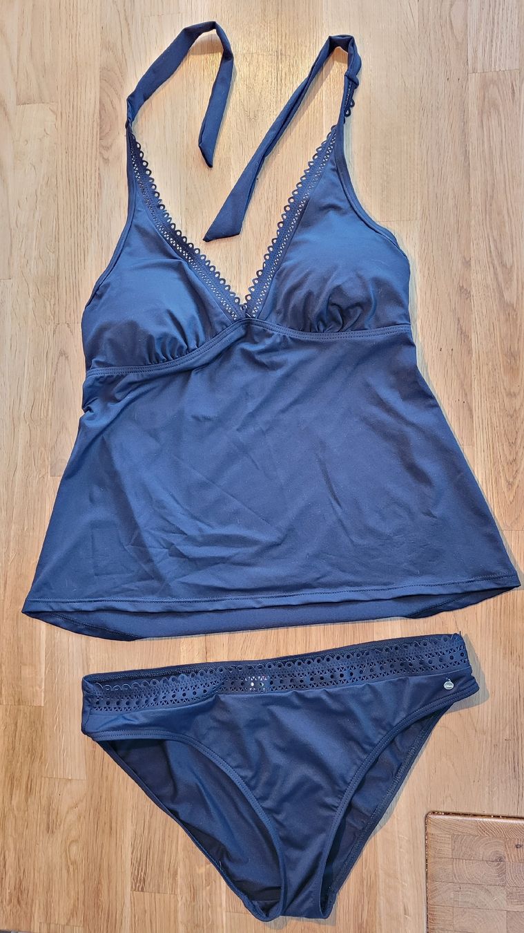 Costumi da bagno & Bikini: s.Oliver Bügel-Tankini-Top und Badehose – Nuovo (secondo la descrizione) da Uetendorf venduto da Heyhey3661