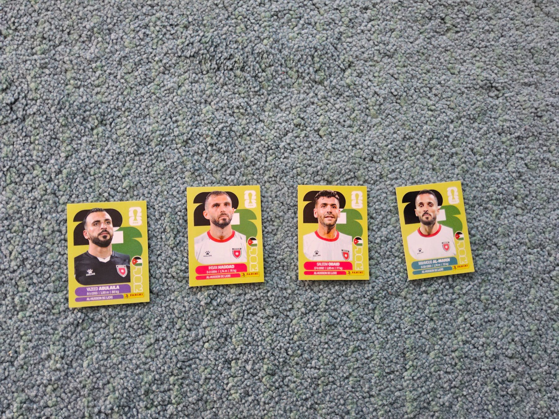 Panini Sammelbilder & Trading cards: Panini 2026 JOR 2/3/7/17 – Neu (gemäss Beschreibung) aus Freudwil von freny24