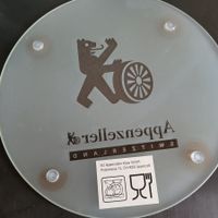 Appenzeller Käseplatte aus Glas, neu