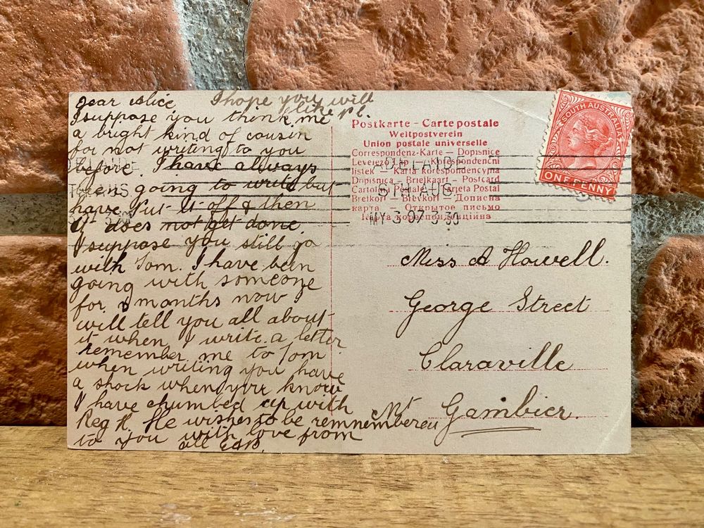 1907 - Antike Foto AK Kind - Mädchen in Rosa aus England (Gebraucht) in ...