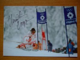 CHRISTINI COOPER (USA) SKISTAR AUTOGRAMMFOTO