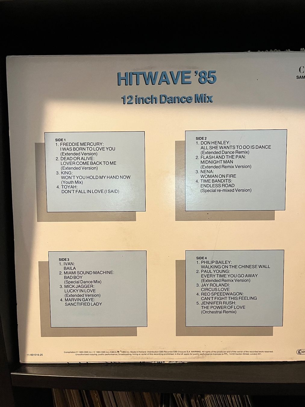Dischi in vinile: Hitwave '85 (12 Inch Dance Mix) 2 x LP – Usato da Frauenfeld venduto da Philz 1