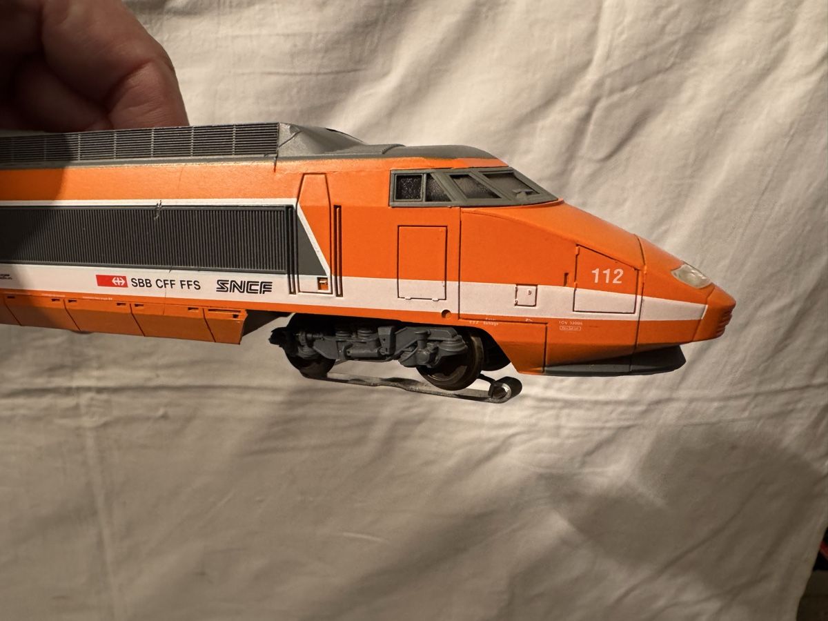 Lima Modellini di ferrovie: Train HO Lima TGV SBB CFF – Usato da GRAND - LANCY venduto da petitpain67 8