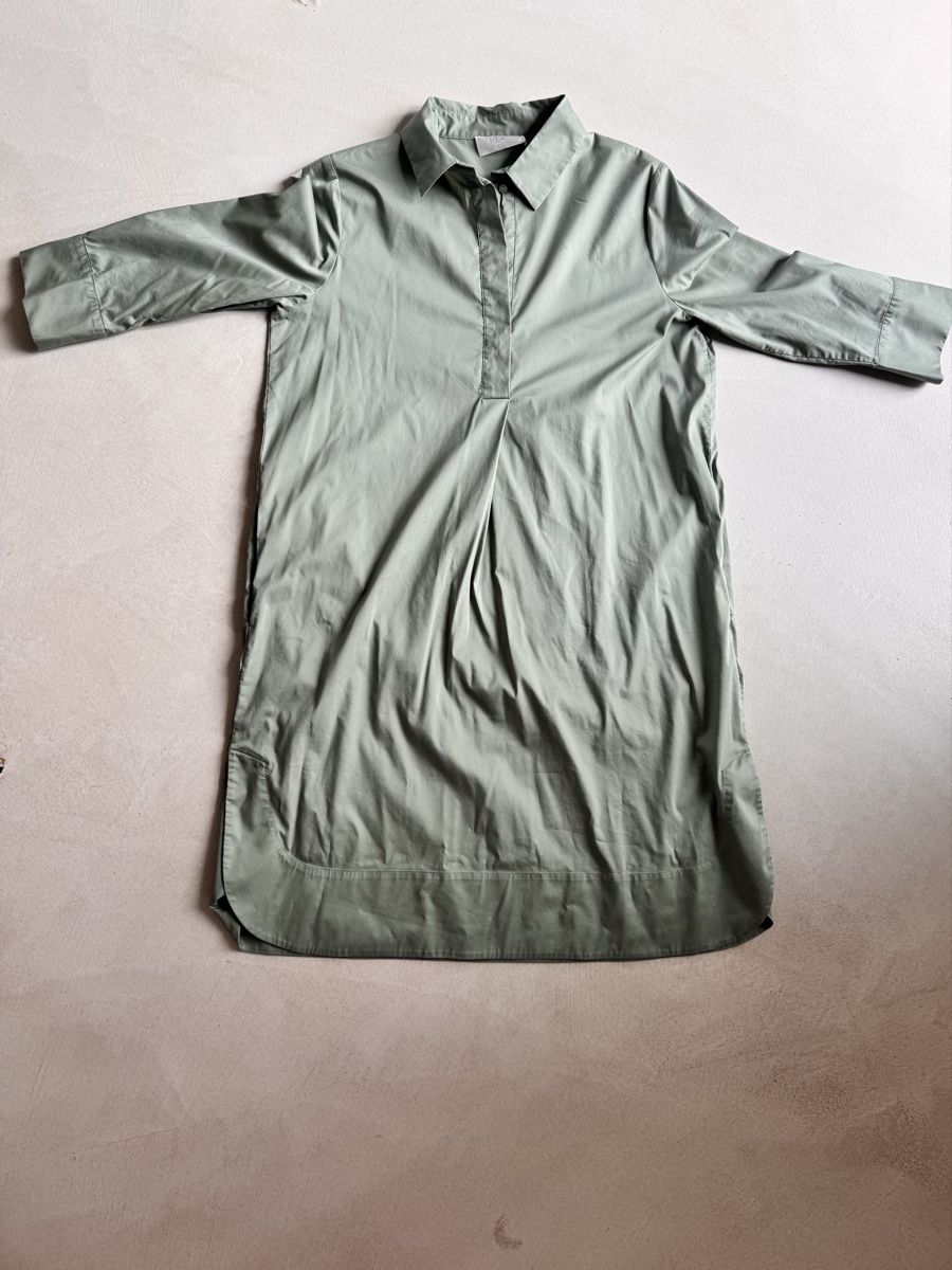 Vestiti: Hübsches khakifarbenes Kleid Gr 40 – Usato da Egg b. Zürich venduto da Kompass03