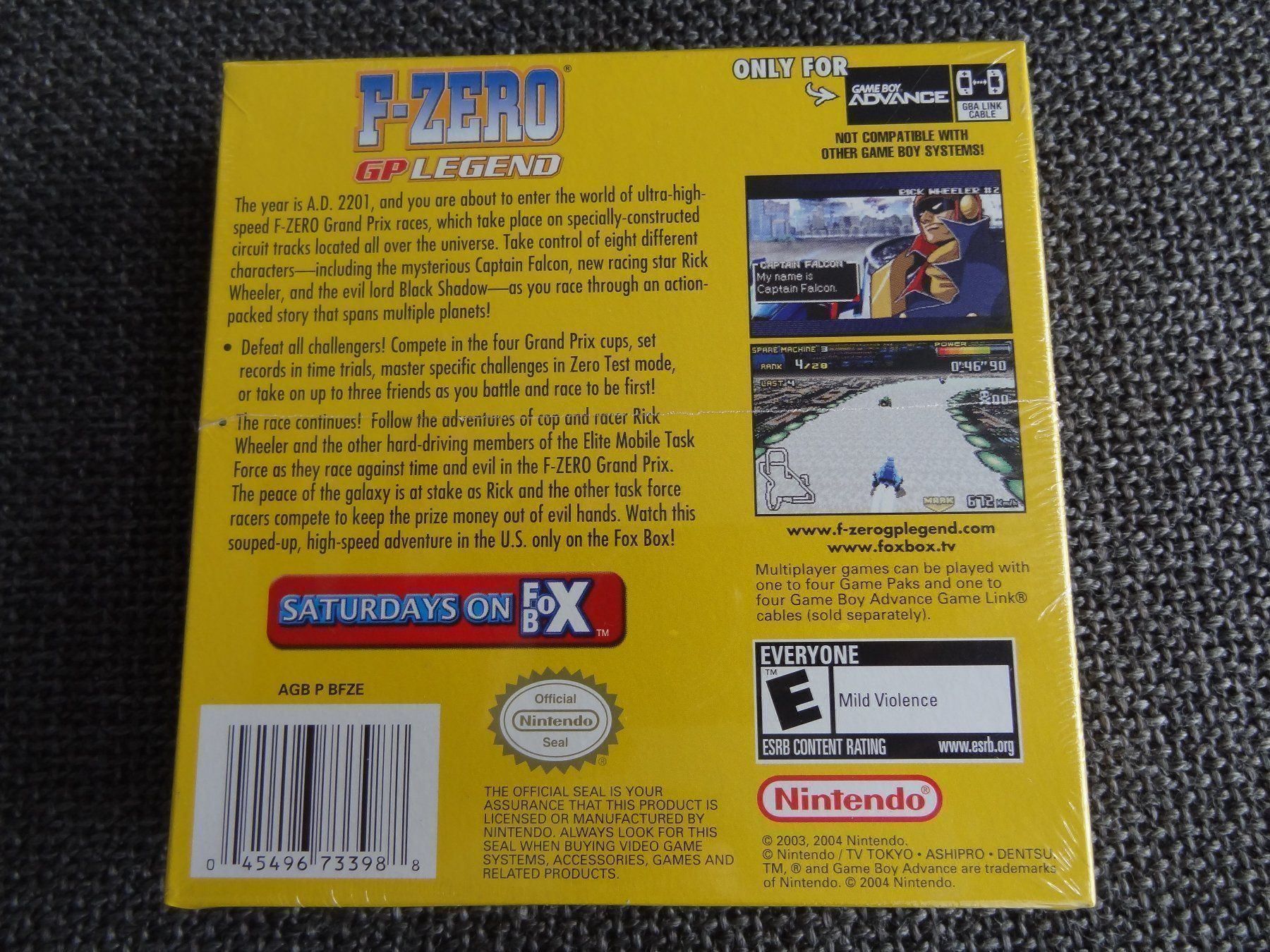 Nintendo Giochi: F-Zero GP LEGEND Nintendo GBA Game Boy Advance NEU – Nuovo e nell'imballaggio originale da Lyss venduto da Famicom 1
