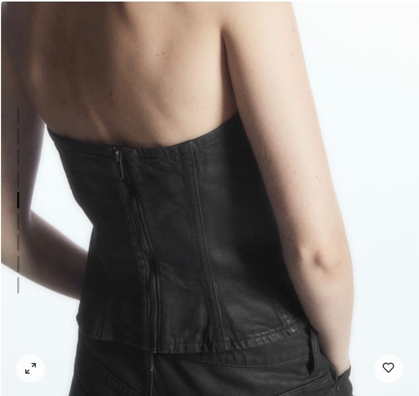 Cos Top: WoW COS Denim Bustier - neuwertig - – Nuovo (secondo la descrizione) da Jona venduto da vanessasupermarket20 3