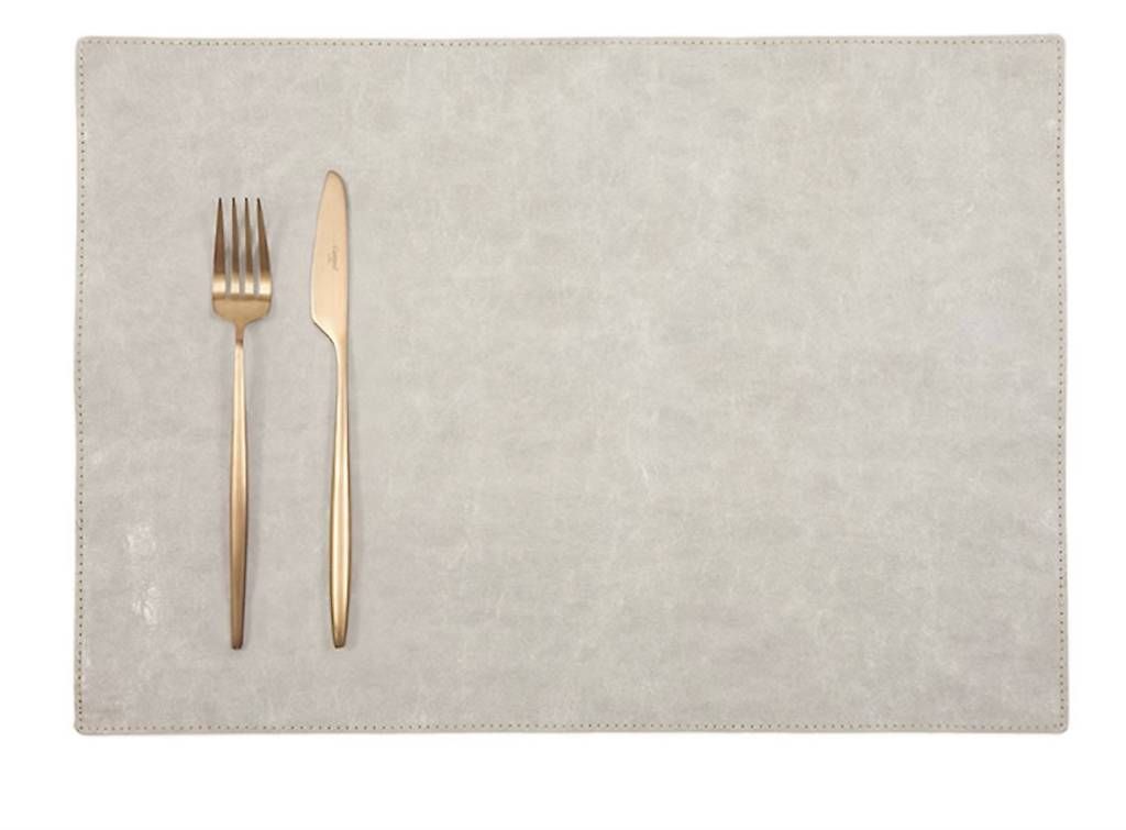 Set di tavolo e panche: UASHMAMA-Tischsets TEC grau - 6 Stücke – Usato da Bärau venduto da JeJeG