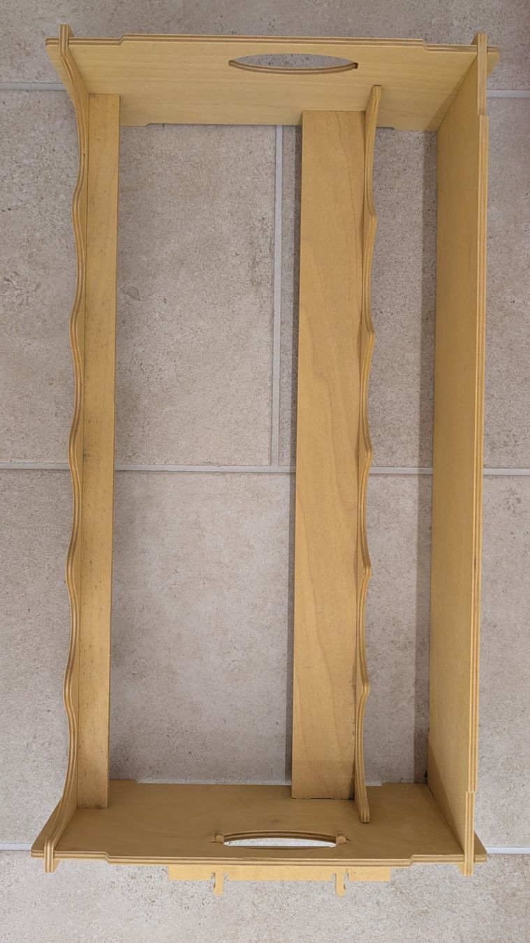 Vino: Weingestell Holz 2x 60 Flaschen / 20 Elemente stapelbar – Usato da Kloten venduto da Renata57 2